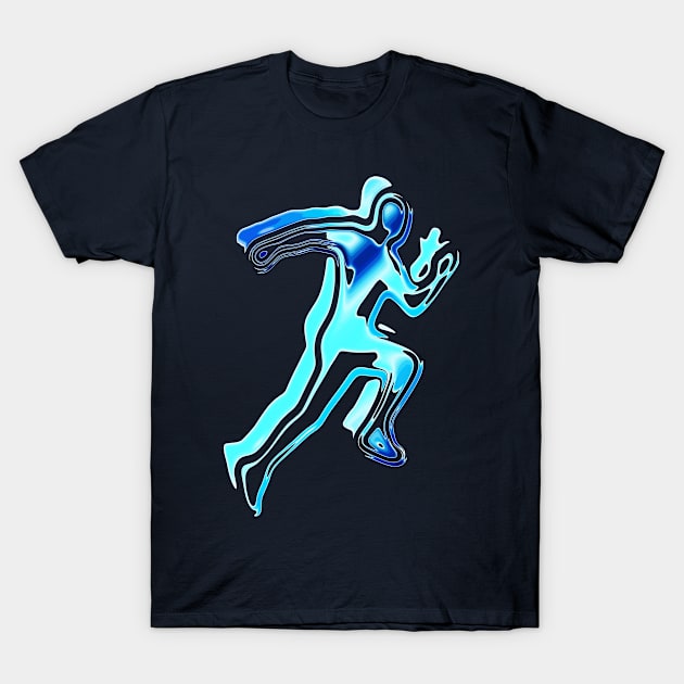 Racing - blue T-Shirt by PharaohCloset